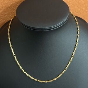Pierre Cardin Vintage Necklace Gold Plated 18 inches